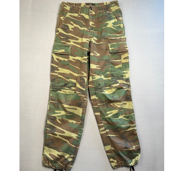 RedHead Camo Cargo Pants Mens Small 29x31 Green Brown Military Casual - Picture 1 of 3